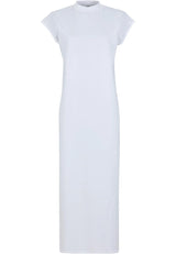 Ladies Long Extended Shoulder Dress