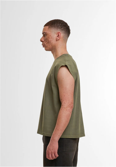 Vintage Cropped Heavy Sleeveless Tee