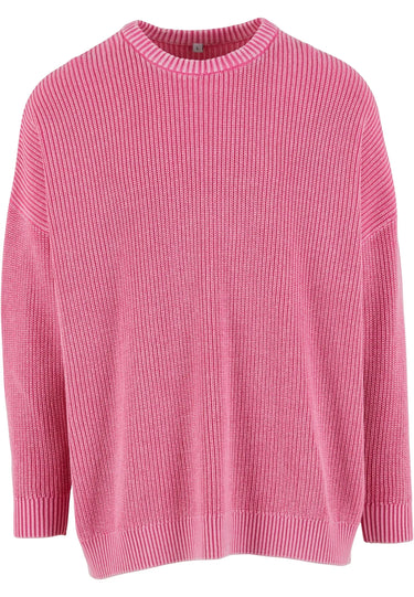 Acid Washed Knitted Oversized Sweater