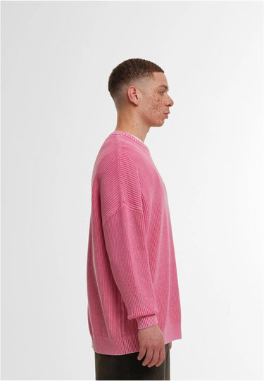 Acid Washed Knitted Oversized Sweater