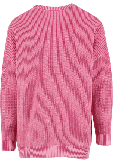 Acid Washed Knitted Oversized Sweater