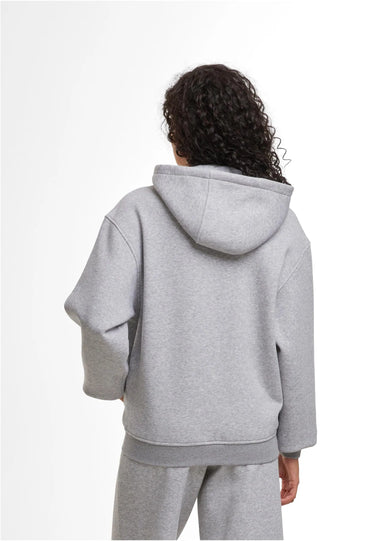 Ladies Loose Fit Zip Hoody
