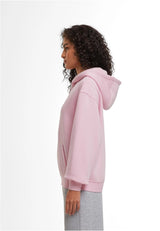 Ladies Loose Fit Zip Hoody