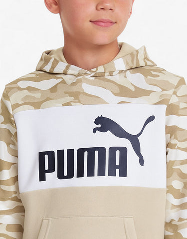 PUMA Essentials Camo Hoodie Beige | MegaMall.bg