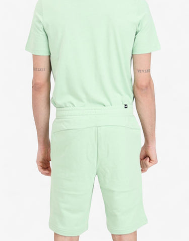 PUMA Essentials+ 2 Color Logo Shorts Green | MegaMall.bg