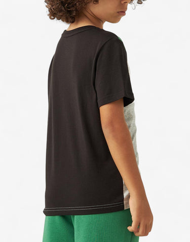 PUMA Essentials+ Colorblock Tee Grey/Green | MegaMall.bg