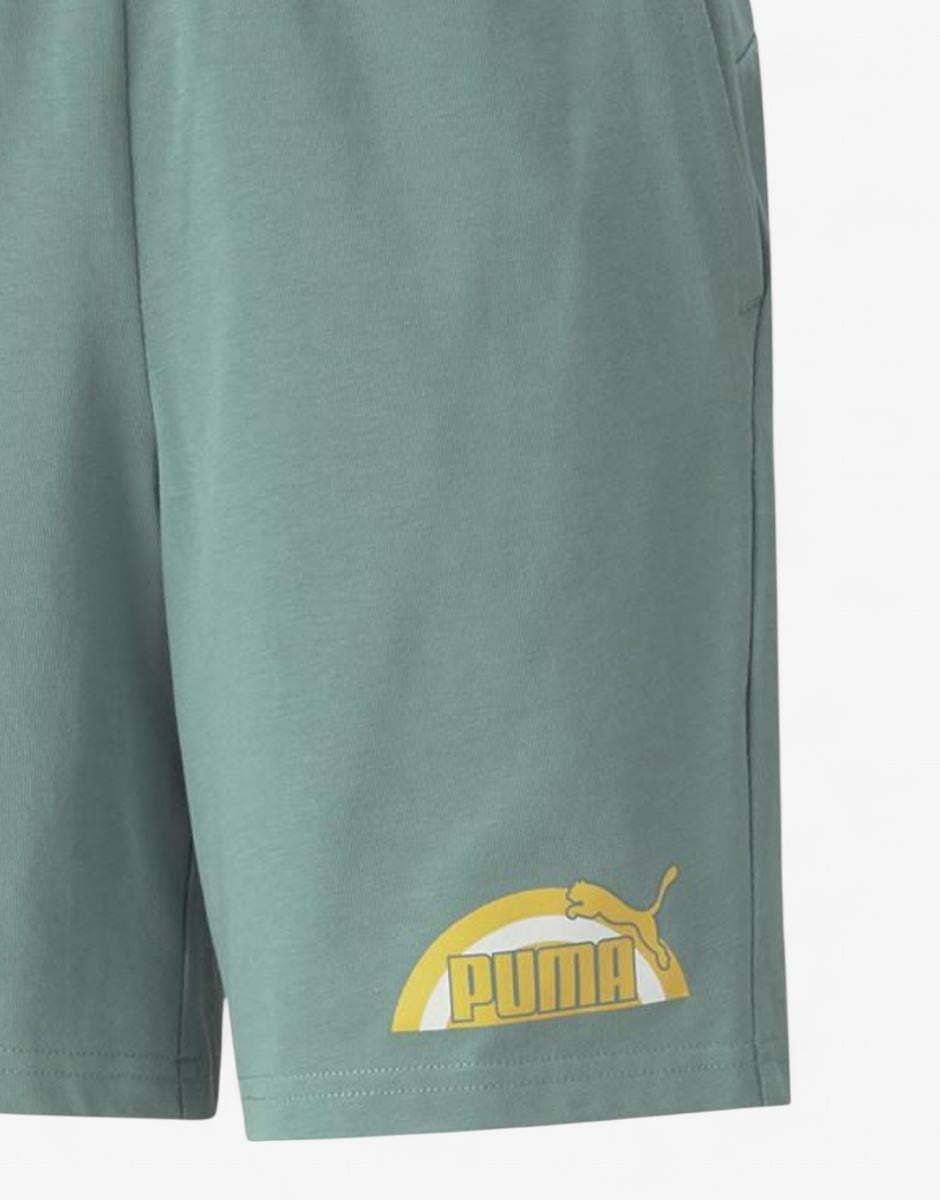 PUMA Essentials+ Street Art Shorts Green